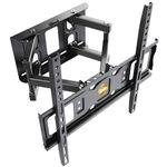 RICOO TV Wall Mount Tilt Swivel approx 32-55 Inch S5244 Bracket for LED LCD OLED Curved and Flatscreens Universal for VESA 200x200-400x400