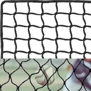 Sharellon 30x12FT Baseball Softball Backstop Net Portable Sports Barrier for Backyard Training Hitting Pitching Practice Outdoor Use