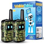 Walkie Talkies for Kids, Exssary Toys for Boys Girls 3-6 Walkie Talkie 3 4 5 6 Year Old Boy Gifts Outdoor Toys for Kids 3-5 Christmas Birthday Gifts Kids Camping Military Army Toys Camouflage Green