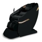 vComfort® MeDiFit Pro Massage Chair – Full-Body Shiatsu, Kneading, Rocking & Air Compression | Heat Therapy, Zero Gravity, Voice Control | 22 Auto Programs | 2025 Enhanced Edition (Black)