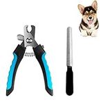 Dog & Cat Pets Nail Clippers and Trimmers Professional Pet Nail Clipper Grooming Tool for Thick Nails Easy-to-Cut Pets Nail Cutter with Free Nail File for Large and Small Animals