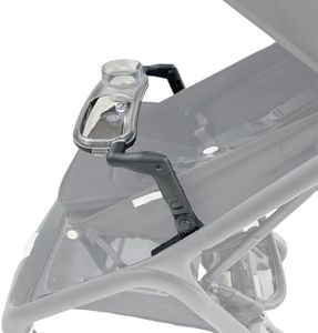 Snack Tray Compatible with Bugaboo Butterfly 1 Stroller, Transparent Tray Detachabl to Clean, Quick Install, Folds with Stroller (NOT for Butterfly 2)