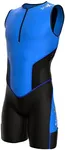 Sparx X Triathlon Suit Men Racing Tri Cycling Skin Suit Bike Swim Run (ElectricBlue_Elite, XL)