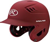 Rawlings | R16 VELO Baseball Batting Helmet | Junior (6 3/8" - 7 1/8") | Matte Scarlet