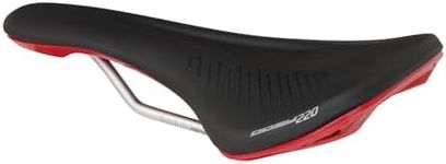 Spank Oozy 220 Anatomic Trail Bicycle Saddle, Waterproof Saddle Bicycle, Universal Fit, Bicycle Seat with Ergonomic Zone Concept for Men & Women, Bike Saddle (Black Red)