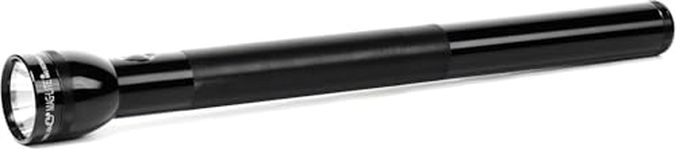 Maglite Heavy-Duty Incandescent 6-Cell D Flashlight, Black