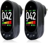 VETOUCH Plug-in Noise Meter Digital Sound Level, 3 in 1 Decibel Meter with Temp Humidity, 30-130dB Portable SPL, AC Powered, Data Hold, Max Min, Fast/Slow, 1.83" LCD, Meter for Home RV