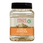 Pride of India – Garlic Fine Ground – Gourmet & Culinary Grade – Classic Seasoning to Pasta/Sauces/Dips/Bakes – Easy to Store – 8 oz. Medium Dual Sifter Bottle