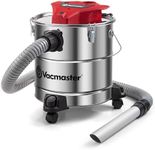 Vacmaster Vac EAV508S 1102 5-Gallon 3.5 Peak HP Premium Stainless Steel Ash Vacuum, Red Edition