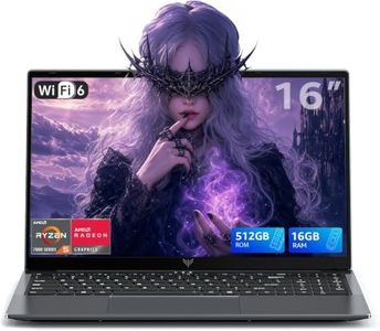 KAIGERR Gaming Laptop, Laptop with AMD Ryzen 7430U(Up to 4.3GHz), 16GB DDR4 512GB SSD Laptop Computer, 1920P FHD Display, WiFi 6, USB3.2, Type_C, Webcam Cover Slide