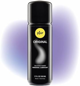 pjur Original Silicone-Based Lubricant, Premium Lube for Men, Women & Couples, Odorless, 500ml / 17 fl.oz