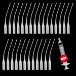 Glue Tips, 100pcs Plastic WHALE Glu