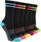 eallco Womens Crew Socks Athletic C