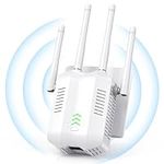 Maxuni WiFi Extenders Signal Booster for Home WiFi Boosters and Signal Amplifier, Dual Band 5Ghz/2.4Ghz, Cover Up to 1600 Sq.Ft and 30 Devices