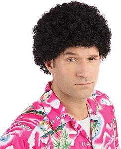 Bristol Novelty BW211 Short Curly Afro Wig, One Size