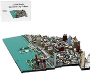 Aetheria Architecture New York Street Blocks Landmark Building Bricks, 1:2000 Modular Building New York City Street House Construction for Adult, Authored by Taters - 5696 Pieces