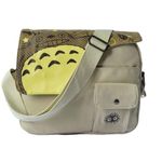 YaJaMa Sling Crossbody Shoulder Messenger Bag My Neighbor Totoro Wear-resistant Canvas Satchel Schoolbag (Nr.2)