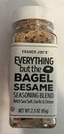 Trader Joe's Seasonings Bundle - Everything But The Bagel Sesame and Chile Lime Seasoning Blends (1 of Each) (Limited Edition)