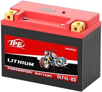 TPE Lithium DLF4L-BS,12V 3AH 250-300CCA Motorcycle Battery Powersport Battery for ATV, Jet Ski, Scooter, PWC & More