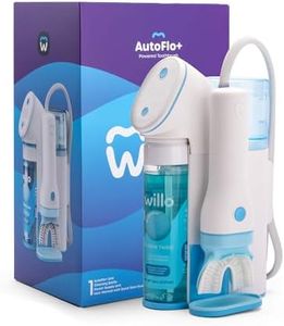 Willo Fully Automatic Kids U-Shaped Electric Toothbrush - 2 Brushing Timers, Deep-Cleans, Technique Free - Bubble, Dye-Free (Small - Kids Ages 5-7 Years)