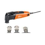 Fein MultiMaster MM 300 Plus Start Oscillating MultiTool Set with QuickIn System - StarLockPlus Mount, 250 W, 11,000-20,000 OPM - 72297261090