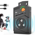 Dog Barking Deterrent Devices with Ultrasonic Control – 3 Smart Modes & Flash, 50ft Range, IP66 Waterproof, Rechargeable Anti Barking Device for Dogs, Automatic Indoor & Outdoor Use