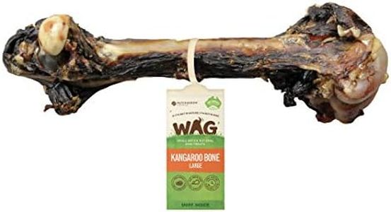 Kangaroo Large Bone 10 Pack, Natural Australian Made Long Lasting Dog Treat Chew, Perfect Teeth Treat