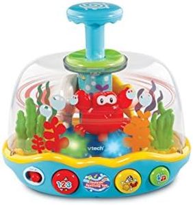 VTech 508903 Seaside Spinning Top Spinning Toy, Blue