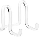 Plymor Clear Acrylic Ribbon-Style Display Easel, 2.875" H x 2.5" W x 3.5" D