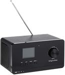 Krüger&Matz KM0816 Internet Radio with Weather Station, Alarm, RDS, Bluetooth FM/DAB+/Internet, Black