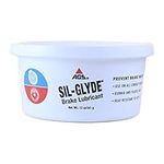 SIL-Glyde 12 oz Tub Silicone Based Brake Assembly Lubricant for Eliminating Disc Brake Squeal - Moisture Proof, Heat Resistant, Rust and Corrosion Protector