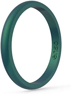 Enso Rings Halo Legend Silicone Ring - Made in The USA - an Ultra Comfortable, Breathable, and Safe Silicone Ring - Men's and Women's Silicone Wedding Ring (Dragon, 12)