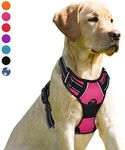 BARKBAY No Pull Dog Harness Front Clip Heavy Duty Reflective Easy Control Handle for Large Dog Walking