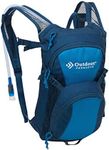 Outdoor Products Tadpole Hydration Pack (Black) (Bright Blue)