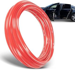 True Line Automotive Clear Car Door Edge Guards - 18 FT Car Door Edge Protector - Ultra-Durable Door Edge Guard with 3M Adhesive, Universal Fitting, Scratch Protection for Car Doors, Lightweight