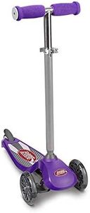 Radio Flyer Lean 'N Glide Scooter with Light Up Wheels Kids Scooter Purple