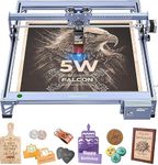 Creality Laser Engraver, 5W Laser Cutter with 0.06mm Light Spot, High Accuracy 3D Engraving Machine, DIY CNC Machine for Wood and Metal, Acrylic, Leather, etc (Falcon 5W)