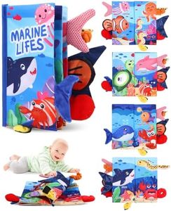 SinLaw Libri di Stoffa per Neonati, Promuove Lo Sviluppo del Cervello,Libro Sensoriale Neonati,Libri Tattili per Bambini per 0 6 12 Mesi,Giochi da Passeggino,Regali Interattivi Educativ