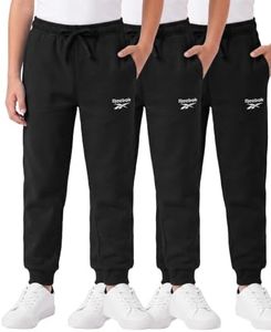Reebok Boys Fleece Jogger with Lockup Print- Set 1, M