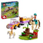 LEGO Friends Horse and Pony Trailer Set, Animal Building Toys for 4 Plus Year Old Girls, Boys & Kids, with Car, Liann and Zoya Character Figures and 2 Horses, Gift Idea for Pretend Play 42634