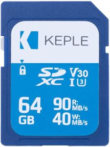 Keple 64GB 32Go SD Tarjeta de Memoria di SD Card Compatible con ASUS VivoBook E / S14 / S15 / S510UQ / E201NA / Slim/Flip / FX503 Gaming Laptop | High Speed 64 GB UHS-1 U1 SDHC Karte