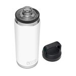 YETI Rambler 26 oz Bottle, Vacuum Insulated, Stainless Steel with Chug Cap, White