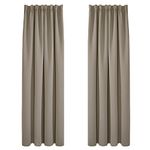 Deconovo Home Decoration Window Treatment Kids Curtains Thermal Insulated Blackout Curtains Pencil Pleat Curtains for Boys Bedroom Taupe W55 x L96 Inch 2 Panels
