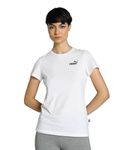 Puma Women's Printed Regular Fit T-Shirt (677814_White