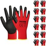 DULFINE Safety Work Gloves PU Coate