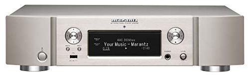 Marantz NA6006 Network Audio Player (WLAN, HEOS, Multiroom, Music Streaming, Internet Radio, Bluetooth, Hi-Res Audio, AirPlay 2, HDAM, Optical Digital Input, Analog Outputs) Silver-Gold