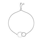 Hot Diamonds Bliss Interlocking Circle Draw Bracelet of Length 24cm