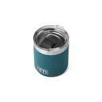 YETI Rambler 10 oz Stackable Lowball 2.0, Vacuum Insulated, Stainless Steel with MagSlider Lid, Agave Teal, 21071502559