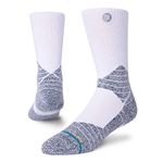 Stance Icon Sport Crew White LG (Men's Shoe 9-13)