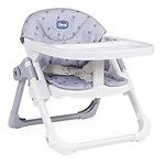 Chicco Chairy Childen's Booster Seat, Bunny | Suitable 6m-3y (15kg), Foldable, Travel Seat with Tray